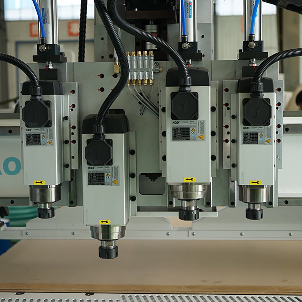 Wood Furniture Production Line Cnc Nesting Router Machine With Drilling